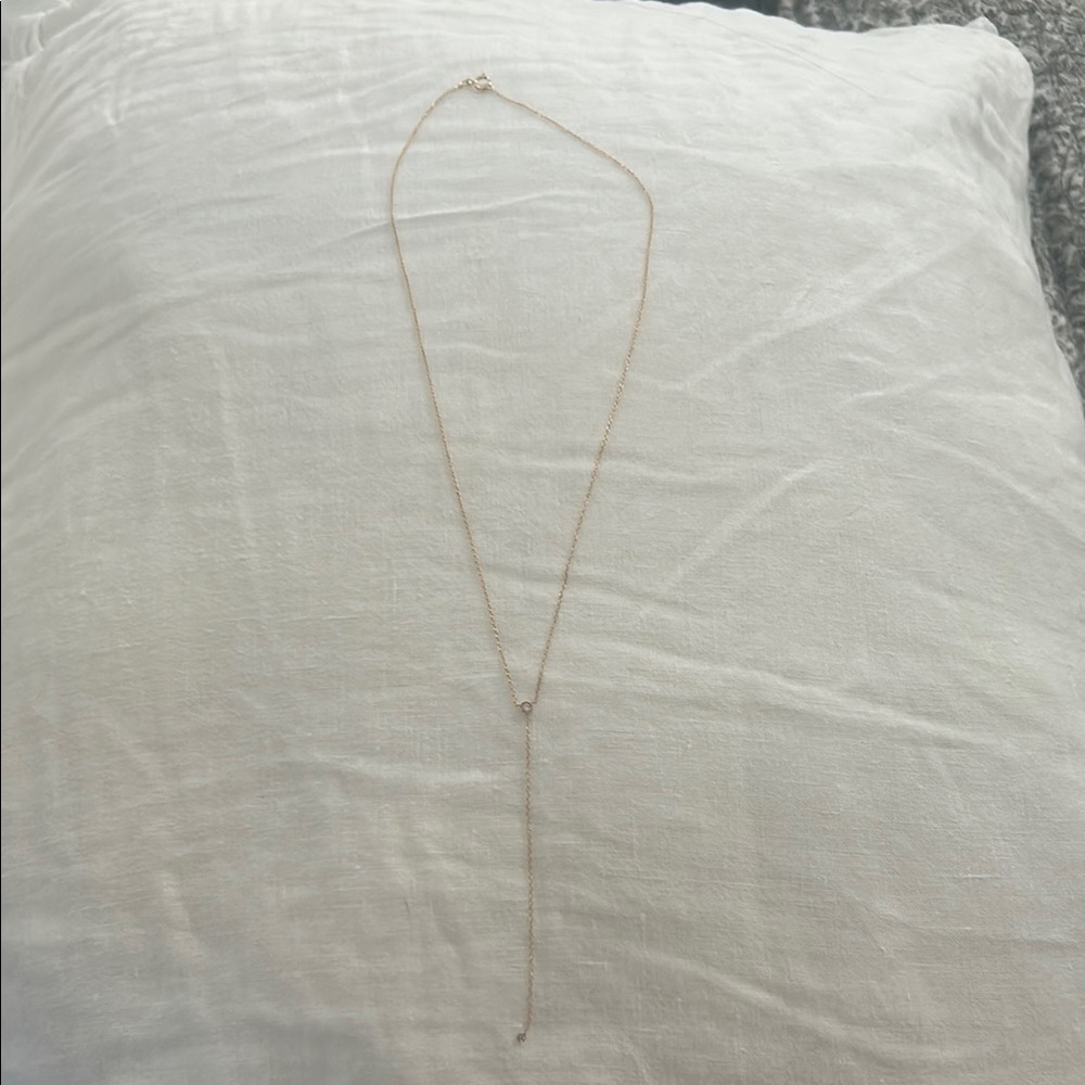 Ariel Gordon Elegant Gold Lariat Necklace